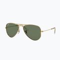 Gyerek napszemüveg Ray-Ban Aviator arista gold/dark green 4