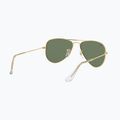 Gyerek napszemüveg Ray-Ban Aviator arista gold/dark green 6