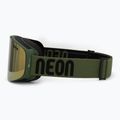 Síszemüveg Neon Light army green/mirror bronze 4