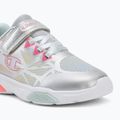 Gyermekcipő Champion Wave Tri G PS Low Cut silver/blue burgundy/imperial light blue 7