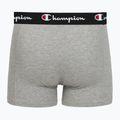 Férfi boxer nadrág Champion Trunk Knit oxford grey melange/oxford grey melange/black 6