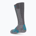 Női sízokni UYN Ski Comfort Fit grey/turquoise 2