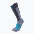 Női sízokni UYN Ski Comfort Fit grey/turquoise 4