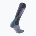 Női sízokni UYN Ski Comfort Fit grey/turquoise 5