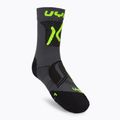 Férfi kerékpáros zokni UYN MTB anthracite/yellow fluo