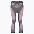 Női termoaktív nadrág UYN Evolutyon UW Medium anthracite melange/raspberry/purple