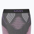 Női termoaktív nadrág UYN Evolutyon UW Medium anthracite melange/raspberry/purple 3