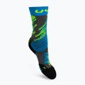 Gyermek sí zokni UYN Ski Junior medium grey melange/turquoise