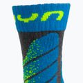 Gyermek sí zokni UYN Ski Junior medium grey melange/turquoise 3