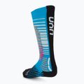 Női snowboard zokni UYN Ski Snowboard turquoise/black 2