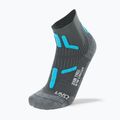 Női zokni Uyn Trekking 2IN Low Cut anthracite/turquoise