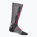 Női sízokni UYN Ski Merino light grey/pink 2