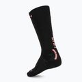 Női sízokni UYN Ski One Pure Snow black/pink 2