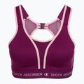 Sportmelltartó Shock Absorber Ultimate Run Bra Padded deep purple