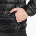 Férfi dzseki EA7 Emporio Armani Train Core ID Down Light Hoodie black/gold logo 4