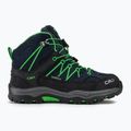 Gyerek trekking cipő CMP Rigel Mid blue/gecko 2