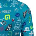 Gyermek kerékpáros mez Alé Maglia Mc Vibes kék L22228461 6