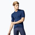 Férfi kerékpáros mez Alé Color Block navy blue