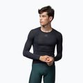 Férfi kerékpáros izzadságelvezető felső Alé Merino LS nero/black