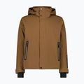 Férfi síkabát CMP 36W0017 Zip Hood copper