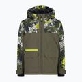 Gyerek síkabát CMP 36W0714P Fix Hood olive/acido