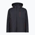 Férfi bélelt kabát CMP 36Z2257D Zip Hood Detachable Inn antracite