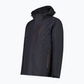 Férfi bélelt kabát CMP 36Z2257D Zip Hood Detachable Inn antracite 3