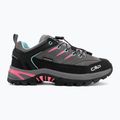 Gyermek túracipők CMP Rigel 2.0 Low Waterproof grey/acquarius/pink fluo 2