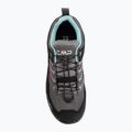 Gyermek túracipők CMP Rigel 2.0 Low Waterproof grey/acquarius/pink fluo 5