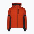 Férfi síkabát CMP 36W0877 Zip Hood brick