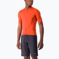 Férfi kerékpáros póló Castelli Unlimited Entrata 2 orange rust/gray 4