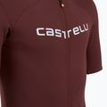 Férfi Castelli Prologo Lite mély bordó/ezüst szürke kerékpáros mez 3