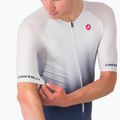 Férfi kerékpáros öltöny Castelli Core Tri belga kék/fehér 4