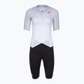 Női kerékpáros overall Castelli Free Sanremo 3 SS in white/black