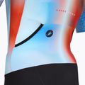 Férfi kerékpáros overall Castelli Free Sanremo 3 paprika/winter sky/black 6