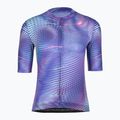 Női kerékpáros mez Castelli Cosmic Vortex multicolor ultraviolet rose