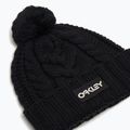 Téli sapka Oakley Harper Pom Beanie black/white logo 2