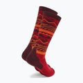 Sízokni Oakley Wanderlust Perf Socks 2.0 grenache norway pattern 2