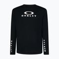 Férfi kerékpáros hosszú ujjú póló Oakley Seeker Flow LS02E blackout 7