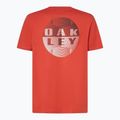 Férfi Oakley grafikus póló lángvörös 2