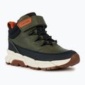 Cipő juniorskie Geox Flexyper Plus military/orange 8