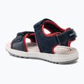 Junior szandál Geox Alben ocean blue/red 3