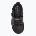 Geox Gisli fekete/sötét narancssárga gyermekcipő 5