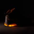 Cipő juniorskie Geox Inek black/yellow 8