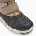 Gyerek hótaposó Geox Flexyper ABX dark beige/black 7