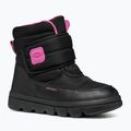 Gyerek hótaposó Geox Willaboom ABX black / fuchsia 8