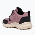 Cipő juniorskie Geox Simbyos ABX dark pink/black 4