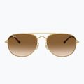 Napszemüveg Ray-Ban Bain Bridge arista gold/clear brown 2