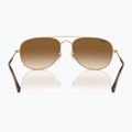 Napszemüveg Ray-Ban Bain Bridge arista gold/clear brown 5