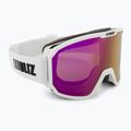 Síszemüveg Bliz Rave matt white/brown pink